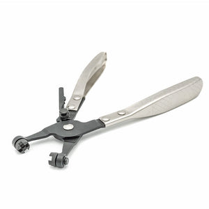 HCL | Instrument de montare pentru coliere cu bandă elastică și coliere duble pentru furtunuri | Mânere drepte | Funcție de blocare