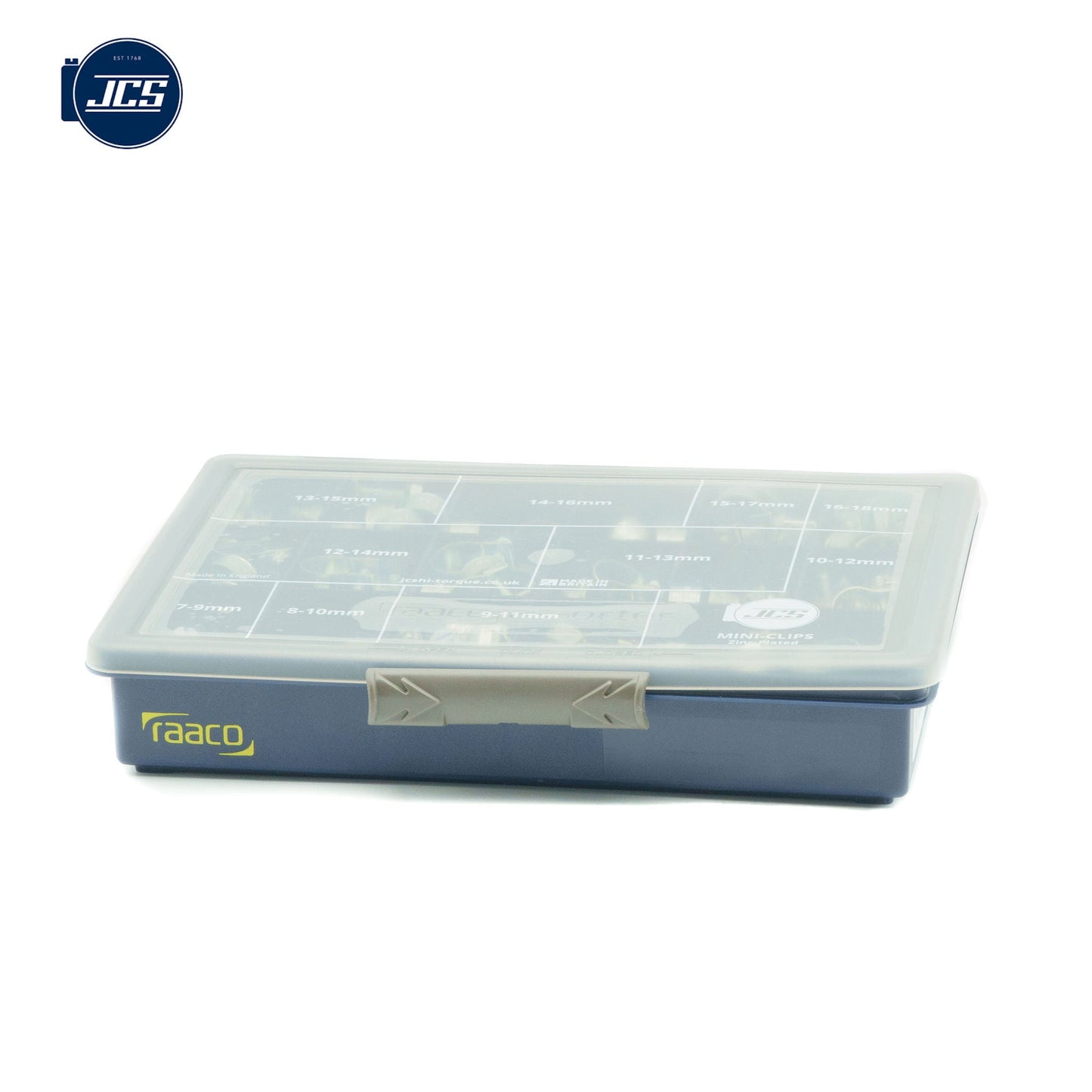 JCS | Mini-Clip Hose Clamp Assortment Box | W1 Zinc Plated Steel | MCZAB1 | 157 pcs MCZAB1 - HCL Fasteners EU - Image 3