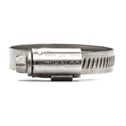 Mikalor | ASFA-L Worm Drive Hose Clamp | 9mm Embossed Band | W5 Marine Grade 316SS 8.0mm - 16.0mm (0.31-0.63in) - HCL Fasteners EU - Image 4