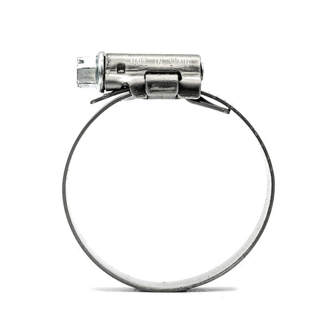 Mikalor | Clemă pentru furtun cu transmisie melcată ASFA-S | Bandă embosată de 12 mm | W2  Bandă din oțel inoxidabil 430 16,0 mm - 27,0 mm (0,63-1,06 in) - Elemente de fixare HCL UE - Imaginea 2