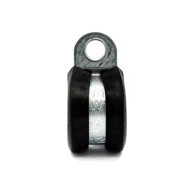 Mikalor | DIN 3016 P Clip | 12mm Wide Rubber Lined | W1 Zinc Plated Steel Band Max Dia: 5.0mm (0.20in) - HCL Fasteners EU - Image 4