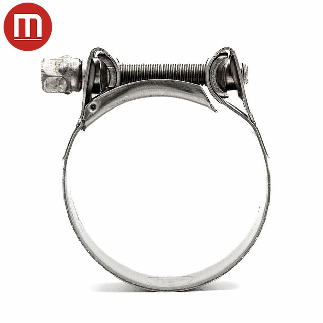 Mikalor | Marine Grade | SUPRA Heavy Duty Hose Clamp | Bolt & Barrel | W5 316 Stainless Steel 17.0mm - 19.0mm (0.67-0.75in) - HCL Fasteners EU - Image 3