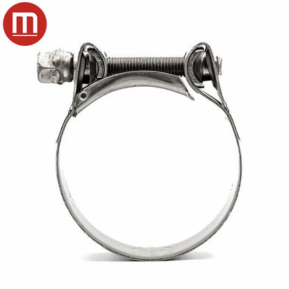 Mikalor | Marine Grade | SUPRA Heavy Duty Hose Clamp | Bolt & Barrel | W5 316 Stainless Steel 17.0mm - 19.0mm (0.67-0.75in) - HCL Fasteners EU - Image 3