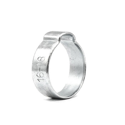 Mikalor | Single Pinch (Ear) Clamps | W1 Zinc Plated Steel | Cost-Effective Hose Clips 7.0mm - 9.0mm (0.28-0.35in) - HCL Fasteners EU - Image 1