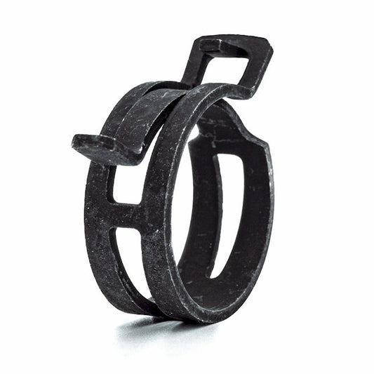Mikalor | Spring Band Hose Clamp | Constant Tension | Heavy Duty | 12mm Wide | Black Steel 12.0mm - 14.2mm (0.47-0.56in) - HCL Fasteners EU - Image 1