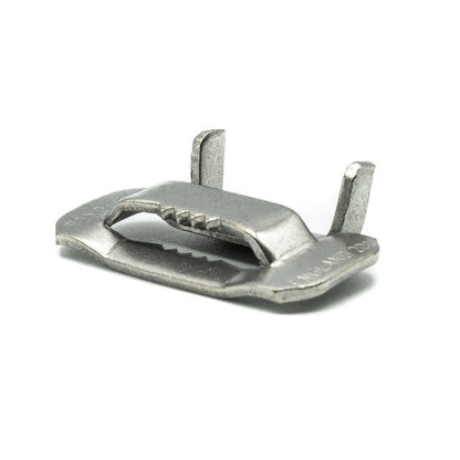 Band-It | Ear-Lokt Buckles | 201 Stainless Steel | Suitable for Metal & Steel Banding 6.35mm - (0.25in) - HCL Fasteners EU - Image 1