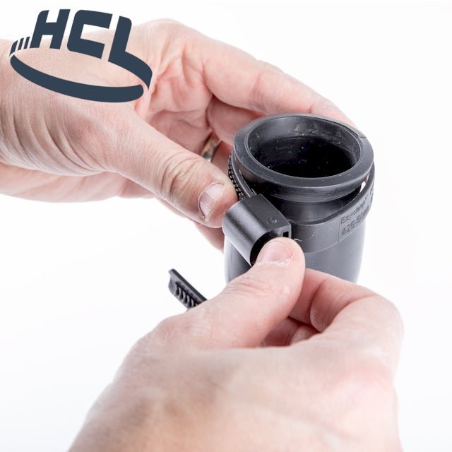 HCL Ezyclamp | Plastic Worm Drive Hose Clamp | Black | 12.7mm Band Width | PA66 Nylon | Wing or Hex Screw 25.0mm - 50.0mm (0.98-1.97in) - HCL Fasteners EU - Image 8