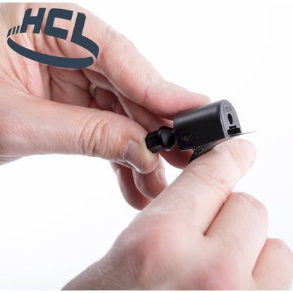 HCL Ezyclamp | Plastic Worm Drive Hose Clamp | Black | 12.7mm Band Width | PA66 Nylon | Wing or Hex Screw 25.0mm - 50.0mm (0.98-1.97in) - HCL Fasteners EU - Image 9