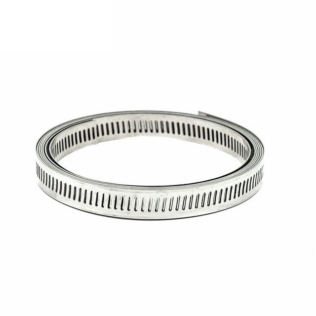 HCL | Worm Drive Hose Clamp DIY Kit | 14mm Perforated Band Width | W2 Material | 430SS Band Reel (Part of Kit) FC4010 - HCL Fasteners EU - Image 2
