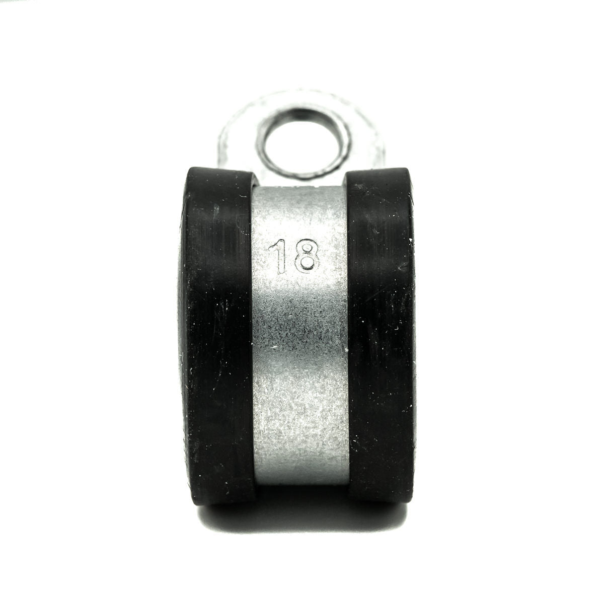 Mikalor | DIN 3016 P Clip | 15mm Wide Rubber Lined | W1 Zinc Plated Steel Band Max Dia: 5.0mm (0.20in) - HCL Fasteners EU - Image 3