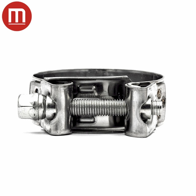 Mikalor | Supra Heavy Duty Hose Clamp | Bolt & Barrel | W2 | 430 Stainless Steel Band 17.0mm - 19.0mm (0.67-0.75in) - HCL Fasteners EU - Image 6