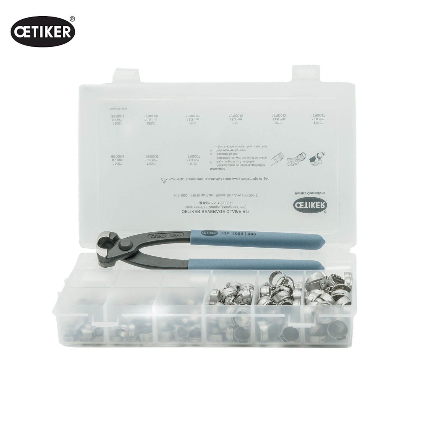 Oetiker | Stepless Ear Hose Clamp Assortment Kit | W4 304 Stainless Steel | 301 pcs 18500075 - HCL Fasteners EU - Image 3